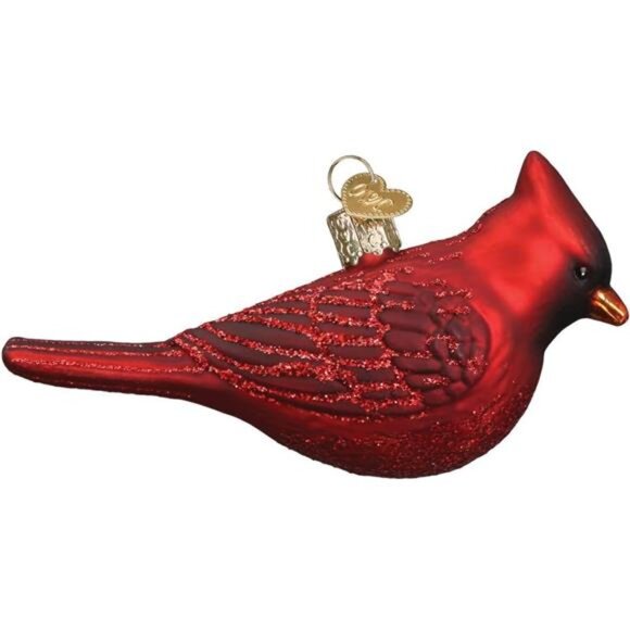 Old World Christmas Glass Blown Ornament Northern Cardinal - Picture 4 of 6